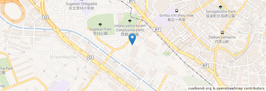 Mapa de ubicacion de J1-11.コンフォリア目黒青葉台 / Comforia Meguo Aobadai en 日本, 東京都, 目黒区.