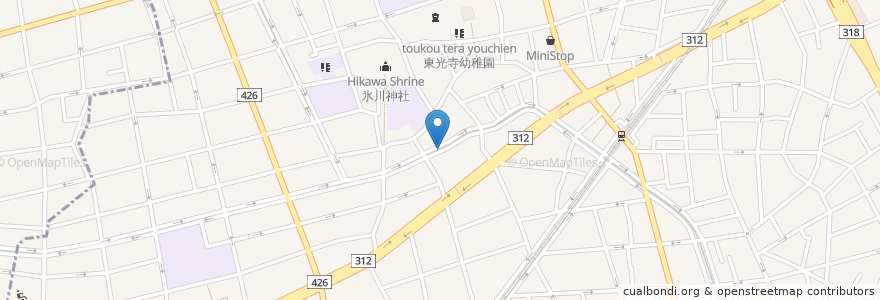 Mapa de ubicacion de J1-16.八雲橋自転車置場 / Yakumobashi Bicycle-Parking Place en Japonya, 東京都, 目黒区.