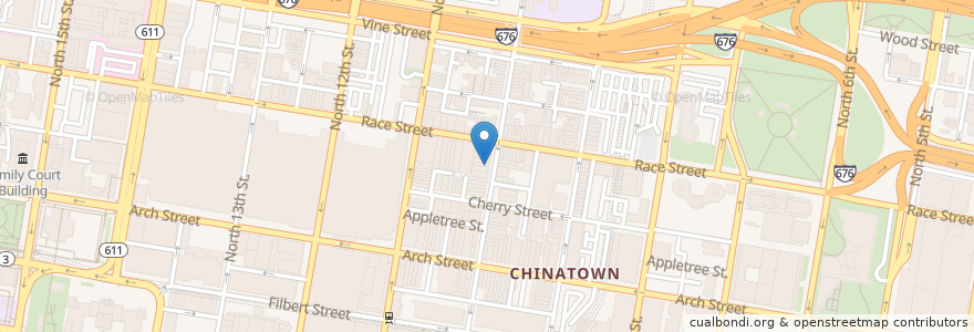 Mapa de ubicacion de Ming River Side Walk House en United States, Pennsylvania, Philadelphia County, Philadelphia.