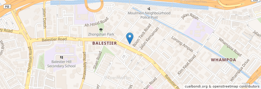 Mapa de ubicacion de Boutique Pub en Singapore, Central.