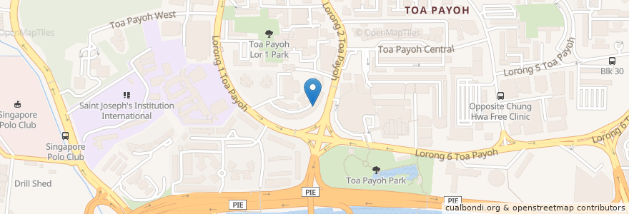 Mapa de ubicacion de PCF Sparkletots Preschool en Singapore, Central.