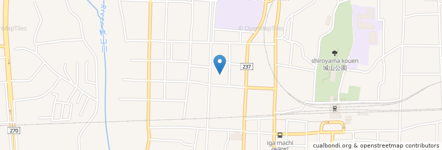 Mapa de ubicacion de えづら歯科クリニック en 日本, 栃木県, 佐野市.