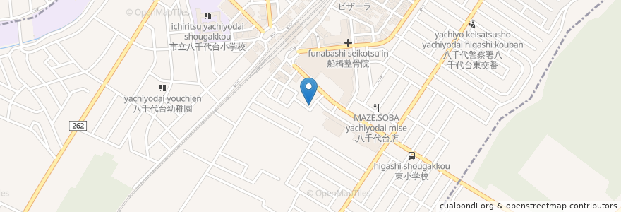 Mapa de ubicacion de OKAY en اليابان, 千葉県, 八千代市, 千葉市, 花見川区.