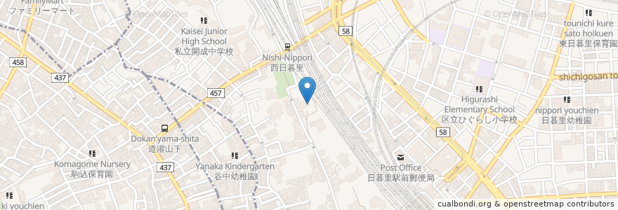 Mapa de ubicacion de 銭降稲荷神社　末廣稲荷神社 en اليابان, 東京都, 台東区.