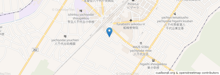 Mapa de ubicacion de Desire en Japan, Chiba Prefecture, Yachiyo, Chiba, Hanamigawa Ward.