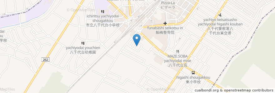 Mapa de ubicacion de scandal en Japão, 千葉県, 八千代市, 千葉市, 花見川区.