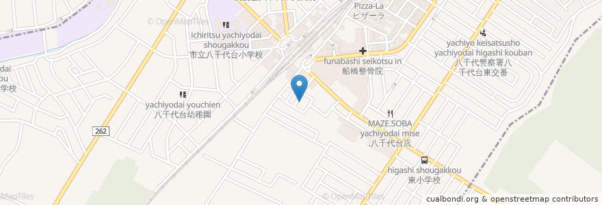 Mapa de ubicacion de chicks en 日本, 千葉県, 八千代市, 千葉市, 花見川区.