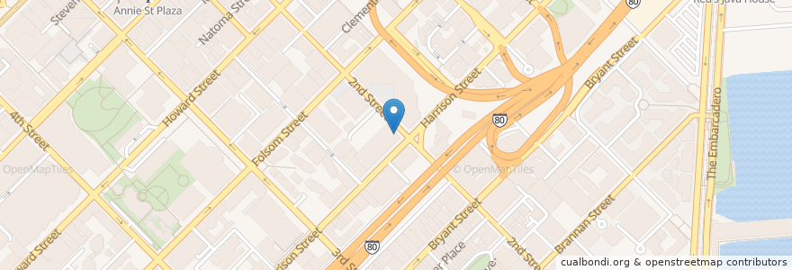 Mapa de ubicacion de Eden Plaza Cafe en Verenigde Staten, Californië, San Francisco, San Francisco.