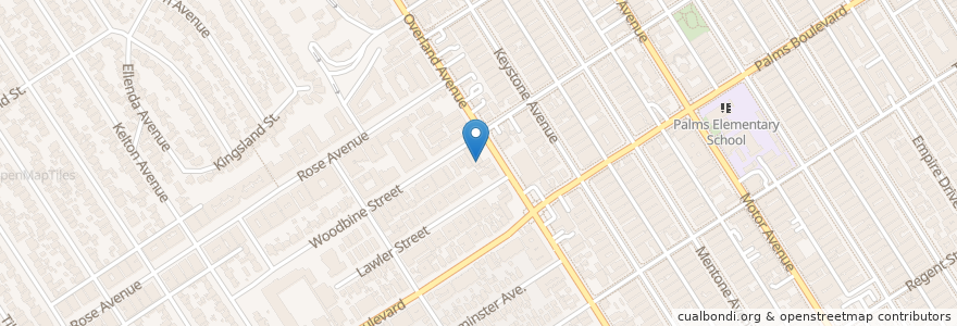 Mapa de ubicacion de The Doughroom en Amerika Birleşik Devletleri, Kaliforniya, Los Angeles County, Los Angeles.