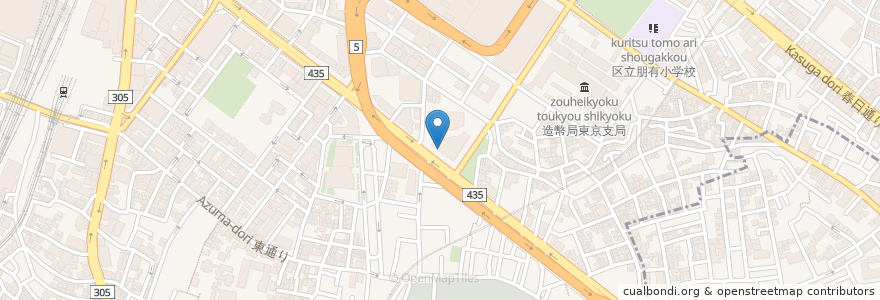 Mapa de ubicacion de BATON en ژاپن, 東京都, 豊島区.