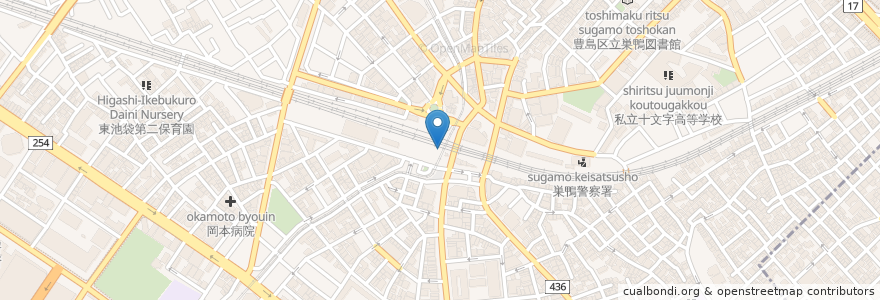 Mapa de ubicacion de 日乃屋カレー en 일본, 도쿄도, 豊島区.