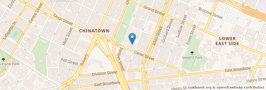 Mapa de ubicacion de Inhabit karaoke lounge en ایالات متحده آمریکا, New York, نیویورک, New York County, Manhattan Community Board 3, Manhattan.