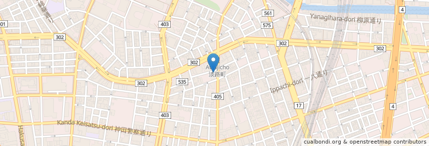 Mapa de ubicacion de ドミノ en Jepun, 東京都, 千代田区.