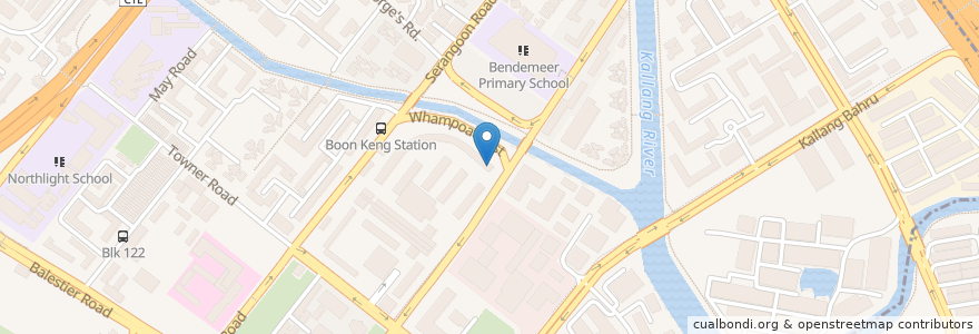 Mapa de ubicacion de Yuan Xing en Singapour, Central.