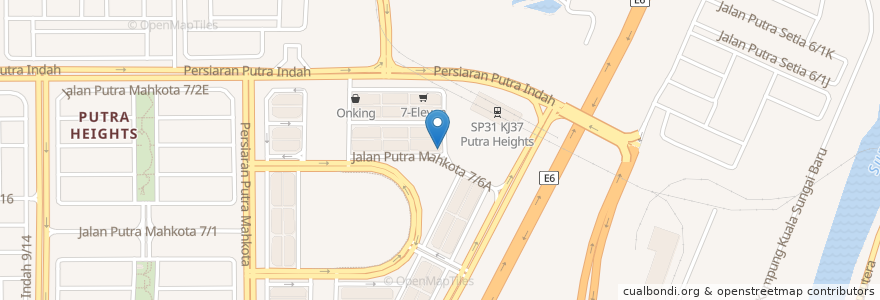 Mapa de ubicacion de Anwar Maju en Malaisie, Selangor, Majlis Bandaraya Subang Jaya.