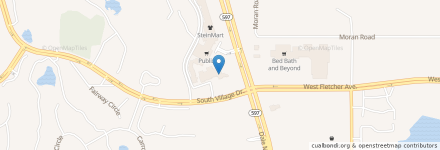 Mapa de ubicacion de Banfield Pet Hospital en Vereinigte Staaten Von Amerika, Florida, Hillsborough County.