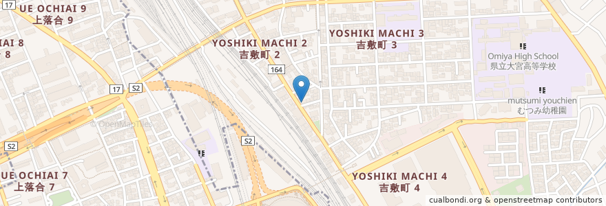 Mapa de ubicacion de 与野学院日本語学校 en Japan, 埼玉県, さいたま市, 大宮区.