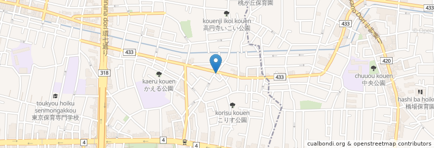 Mapa de ubicacion de ブラッスリールル en Japón, Tokio.