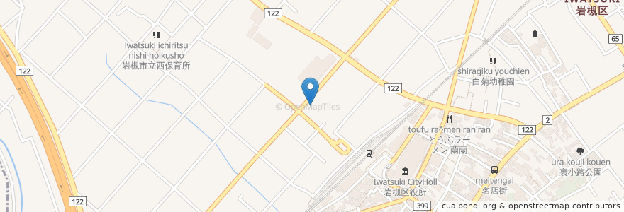 Mapa de ubicacion de 鈴木薬局岩槻店 en Japón, Prefectura De Saitama, Saitama, Iwatsuki.