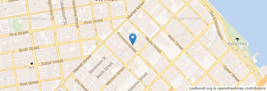 Mapa de ubicacion de Trailblazer Tavern en Estados Unidos De América, California, San Francisco, San Francisco.