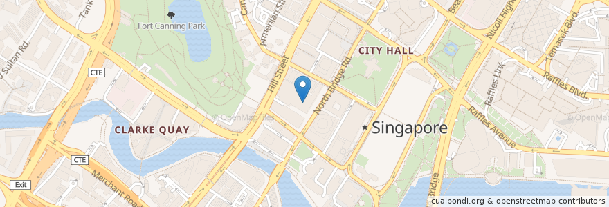 Mapa de ubicacion de Hey Yummy! en سنغافورة, Central.