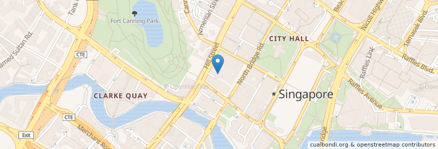Mapa de ubicacion de Workplace Espresso Bar en Singapura, Central.