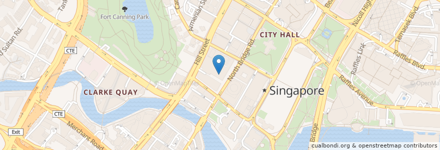 Mapa de ubicacion de Sushi Express en Singapore, Central.
