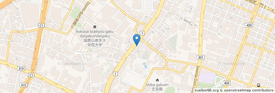 Mapa de ubicacion de 三井住友銀行 en Giappone, Tokyo, Minato.