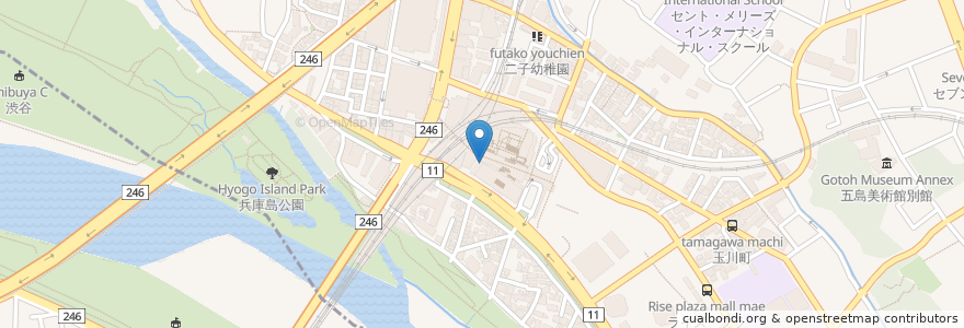Mapa de ubicacion de マクドナルド en 일본, 도쿄도, 世田谷区.