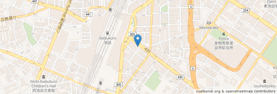 Mapa de ubicacion de 郵便ポスト en ژاپن, 東京都, 豊島区.
