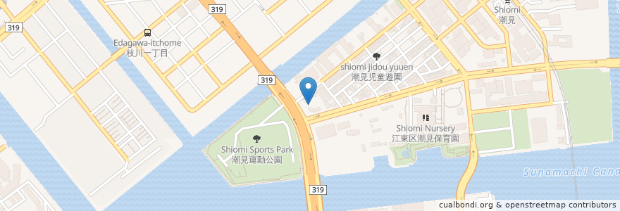 Mapa de ubicacion de エネオス en Japão, Tóquio, 江東区.