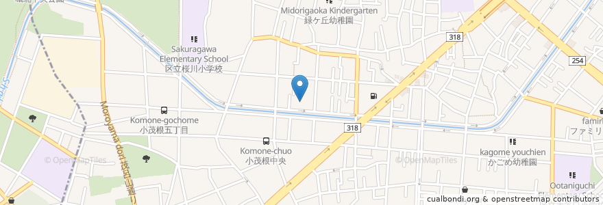 Mapa de ubicacion de 桜川地域センター en 일본, 도쿄도, 板橋区.