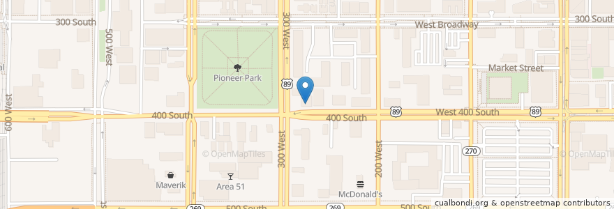 Mapa de ubicacion de Dreamdental Implant Center en United States, Utah, Salt Lake County, Salt Lake City.