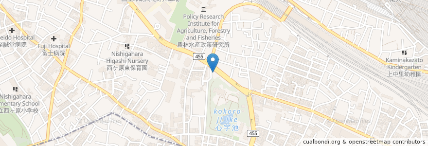 Mapa de ubicacion de 長寿庵 en 日本, 東京都, 北区.