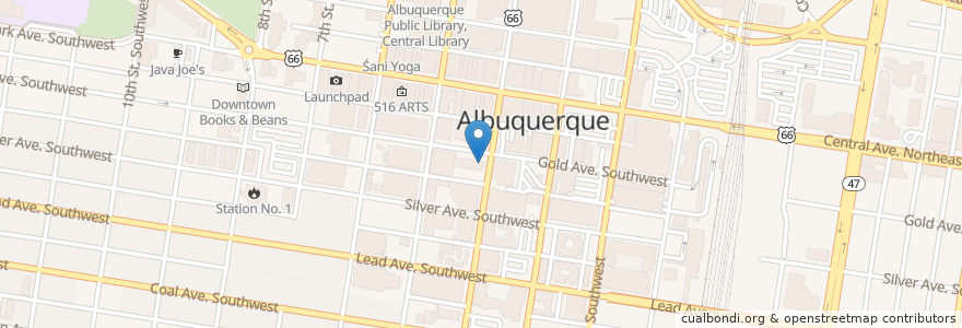 Mapa de ubicacion de Red Door Brewing? en Estados Unidos De América, Nuevo México, Bernalillo County, Albuquerque.