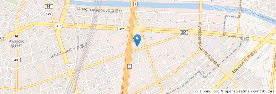 Mapa de ubicacion de 和合餃子 en Japan, Tokio, 千代田区.