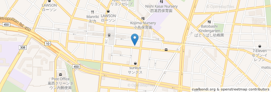 Mapa de ubicacion de Torito en اليابان, 東京都, 江戸川区.