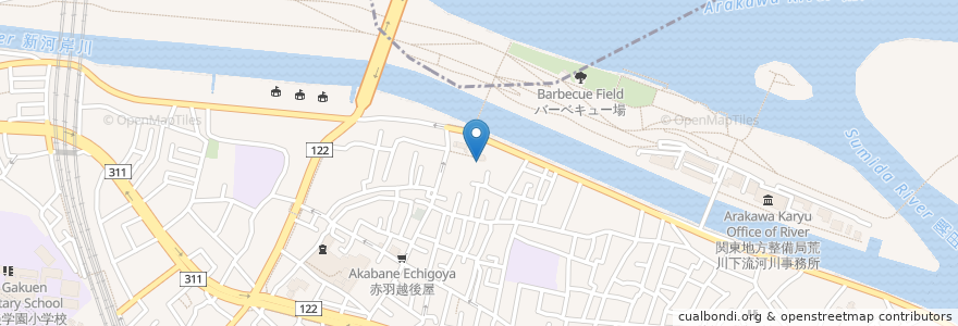 Mapa de ubicacion de 白山神社 en Jepun.