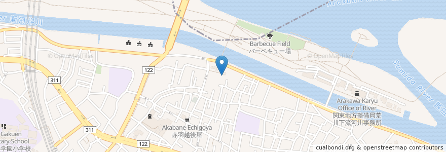 Mapa de ubicacion de 大六天神社 en 일본.