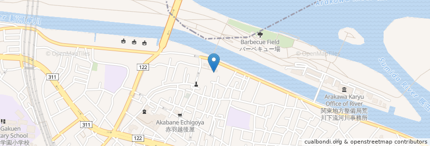 Mapa de ubicacion de 稲荷神社 en Japón.