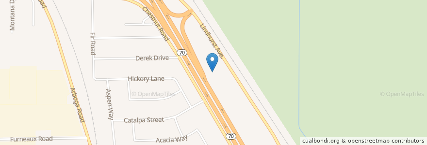 Mapa de ubicacion de 7-Eleven en Vereinigte Staaten Von Amerika, Kalifornien, Yuba County.