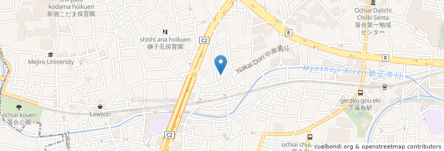 Mapa de ubicacion de 栗原歯科医院 en Japón, Tokio, Shinjuku.