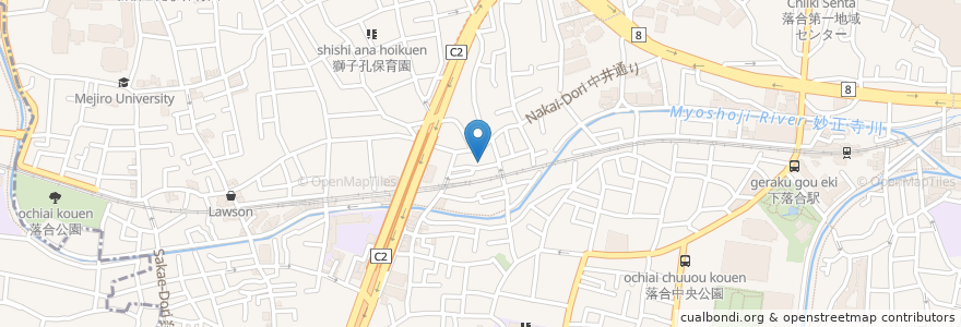 Mapa de ubicacion de 焼肉専門店 味楽亭 en Jepun, 東京都, 新宿区.