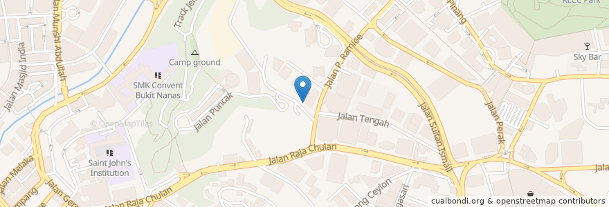 Mapa de ubicacion de Chola Kitchen Briyani Paradise en مالزی, سلانگور, کوالا لامپور.