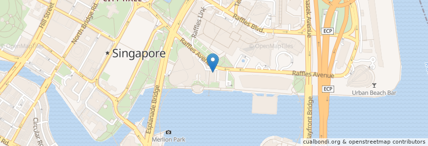 Mapa de ubicacion de The Boiler en Singapur, Central.