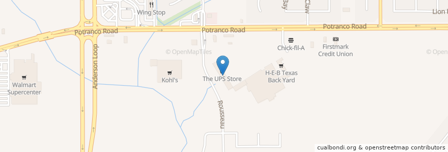 Mapa de ubicacion de Vanguard Veterinary Clinic en 미국, 텍사스, Bexar County, San Antonio.