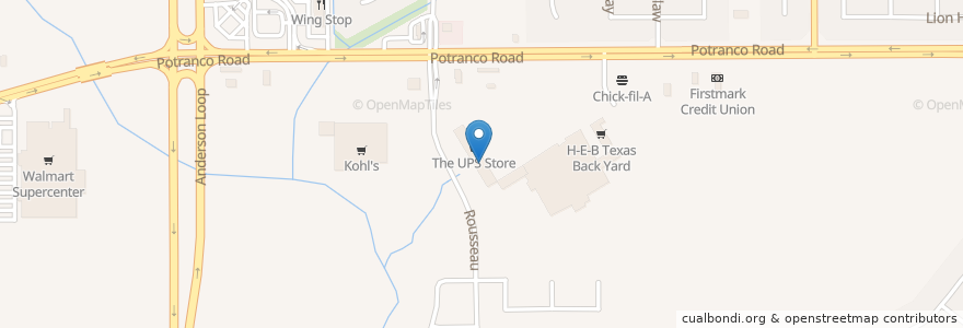 Mapa de ubicacion de Pho 4 U en États-Unis D'Amérique, Texas, Bexar County, San Antonio.