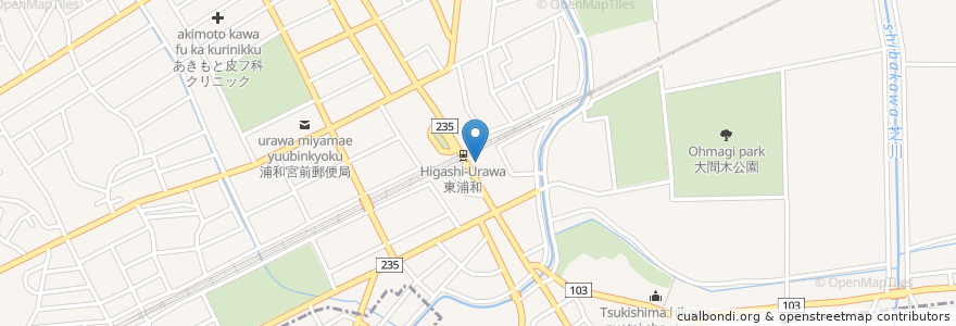 Mapa de ubicacion de マクドナルド en Japon, Préfecture De Saitama, さいたま市, 緑区.