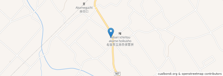 Mapa de ubicacion de グループホームみずひき en Japan, 三重県, 名張市.
