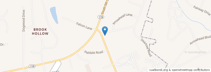 Mapa de ubicacion de Jimmy's Famous Hot Dogs en United States, North Carolina, Alamance County, Mebane.